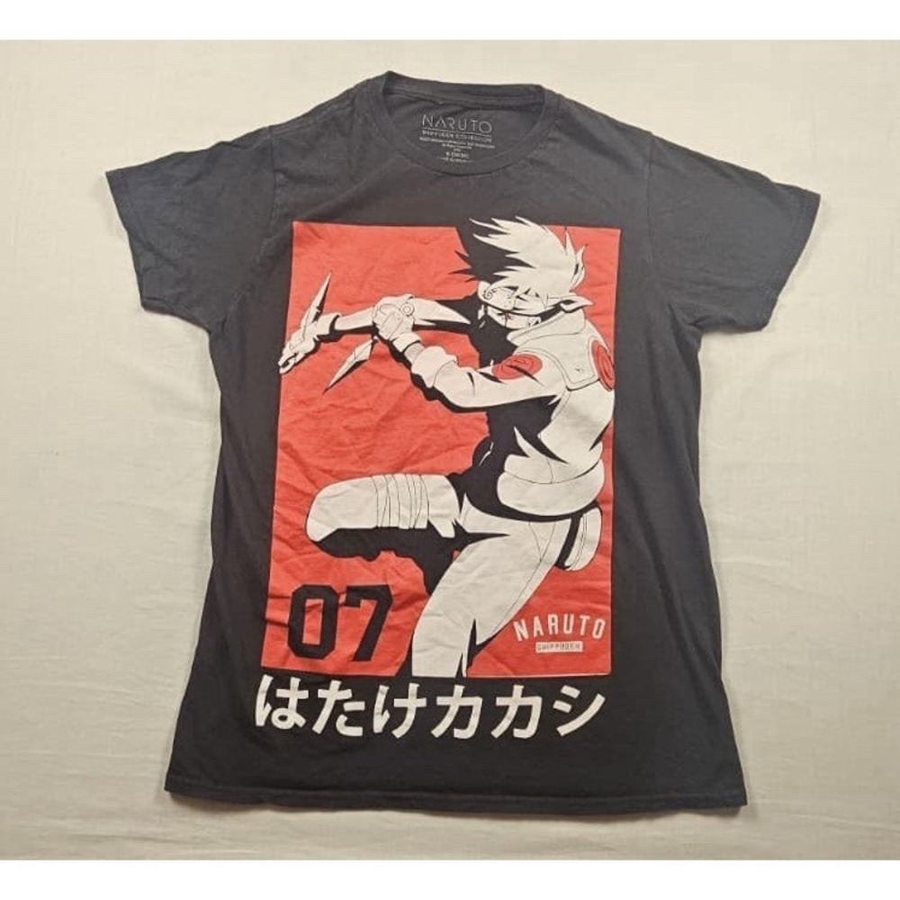 Naruto Shippuden‎ Collection T Shirt Mens Small Black Tee 2007 Japanese Anime